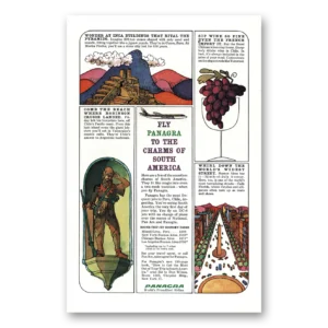 1962 Panagra Print Ad | Charms Of South America