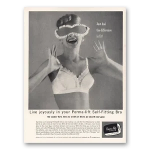 1962 Perma Lift Undergarments Print Ad | Live Joyously