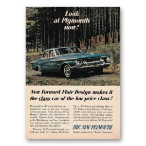 1962 Plymouth Print Ad | Forward Flair