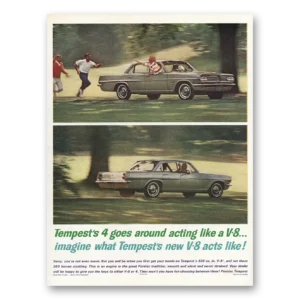 1962 Pontiac Tempest Print Ad | Acting Like V8
