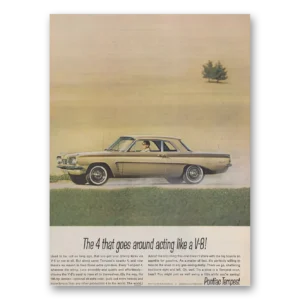 1962 Pontiac Tempest Print Ad | Acting Like V8