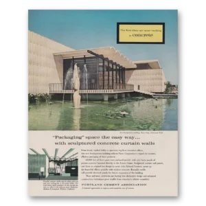 1962 Portland Cement Print Ad | Purex Packaging Space