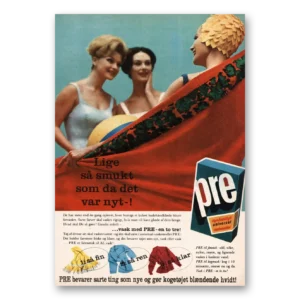 1962 Pre Detergent Print Ad | Som Da Det