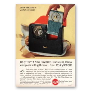 1962 RCA Radios Print Ad | Powerlift Transistor