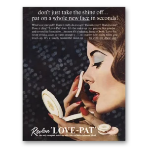 1962 Revlon Print Ad | Whole New Face In Seconds