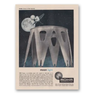 1962 Rohr Corporation Print Ad | Moon Light