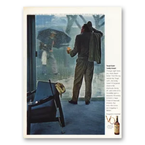 1962 Seagrams VO Whisky Print Ad | Tough Luck