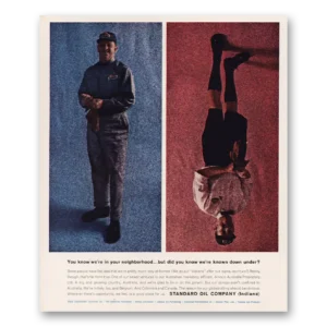 1962 Standard Oil Print Ad | Down Under