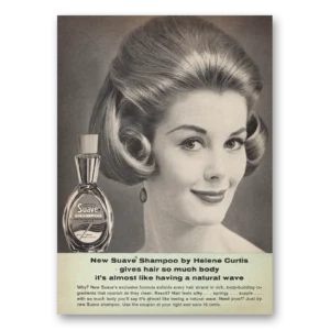 1962 Suave Shampoo Print Ad | So Much Body