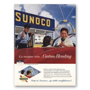 1962 Sunoco Print Ad | Go Modern
