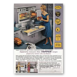 1962 Tappan Range Print Ad | Everyone Likes