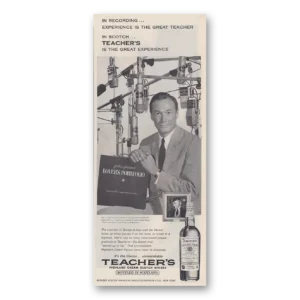 1962 Teachers Whisky Print Ad | Alan Livingston