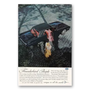 1962 Ford Thunderbird Print Ad | Thunderbird People