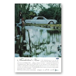 1962 Ford Thunderbird Print Ad | Thunderbird Hour