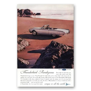 1962 Ford Thunderbird Print Ad | Thunderbird Rendezvous