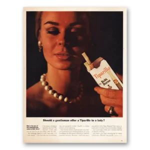 1962 Tiparillo Cigar Print Ad | Should Gentlemen