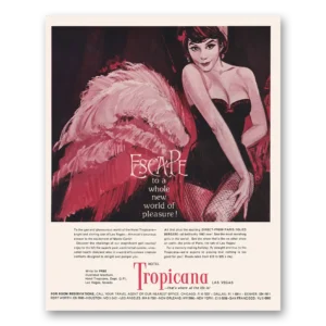 1962 Tropicana Hotel Print Ad | Escape