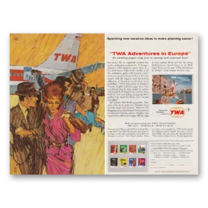 1962 TWA Airlines Print Ad | Adventures