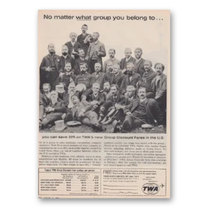 1962 TWA Airlines Print Ad | Belong To