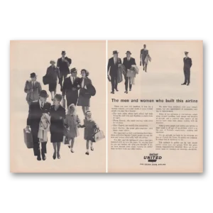 1962 United Airlines Print Ad | Built This Airline