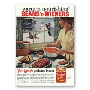 1962 Van Camps Pork and Beans Print Ad | Nourishing Beans
