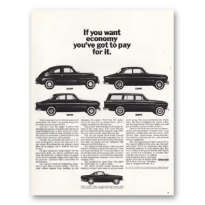 1962 Volvo Print Ad | Economy