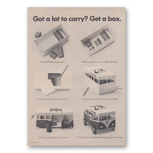 1962 Volkswagen Station Wagon Print Ad | Get Box