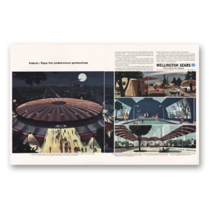 1962 Wellington Sears Print Ad | Fabric