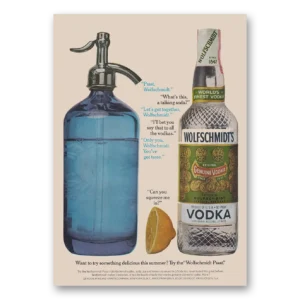 1962 Wolfschmidt Vodka Print Ad | Something Delicious