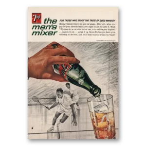 1963 7Up Print Ad | The Mans Mixer