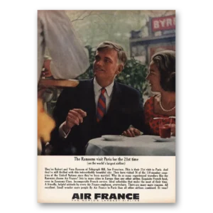 1963 Air France Print Ad | Ransoms Visit