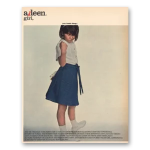 1963 Aileen Girl Print Ad | You Fresh Thing