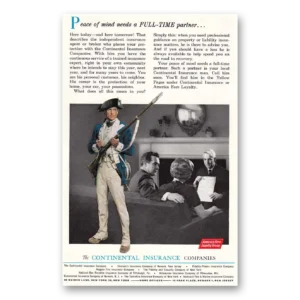 1963 America Fore Insurance Print Ad | Peace Min