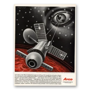 1963 Avco Print Ad | Cloudy Wall