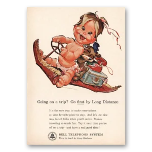 1963 Bell Telephone Print Ad | Flying Carpet