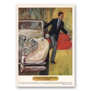 1963 Stanley Blacker Print Ad | Sport Coat