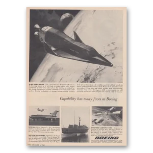 1963 Boeing Print Ad | Capability