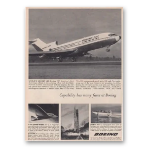 1963 Boeing 727 Print Ad | Capability