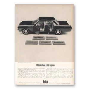1963 Buick Print Ad | Welcome