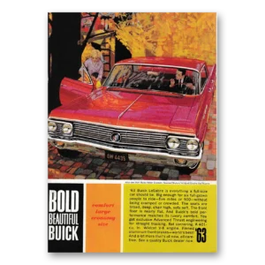 1962 Buick LeSabre Print Ad | Bold Beautiful