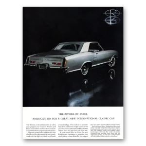1963 Buick Riviera Print Ad | Americas Bid