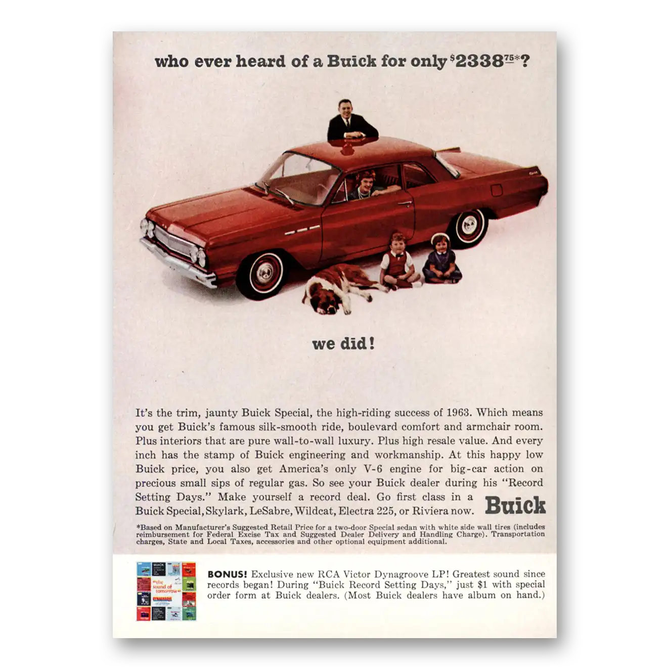 1963 Buick Special Print Ad | Who Ever Heard