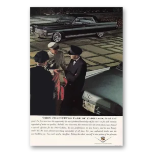 1963 Cadillac Print Ad | Chauffeurs Talk