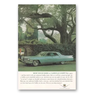1963 Cadillac Print Ad | Cadillac Cost