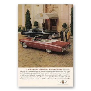 1963 Cadillac Print Ad | Convertible