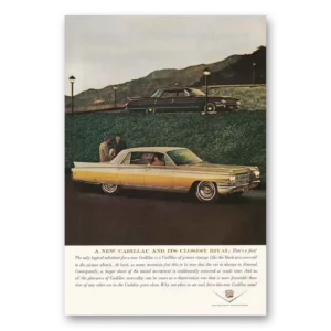 1963 Cadillac Print Ad | Closest Rival
