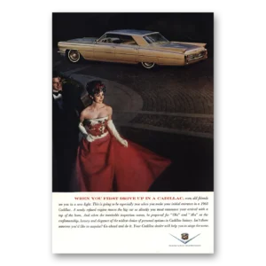 1963 Cadillac Print Ad | First Drive Up