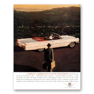 1963 Cadillac Print Ad | Play Chauffeur