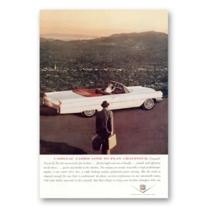 1963 Cadillac Print Ad | Play Chauffeur