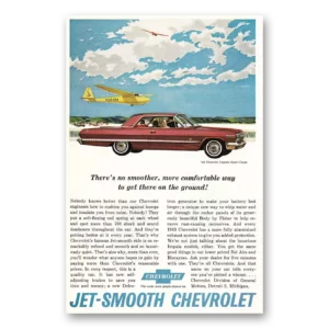 1963 Chevrolet Impala Print Ad | No Smoother